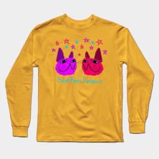 Fuzzy Cats Best Bros Forever Long Sleeve T-Shirt